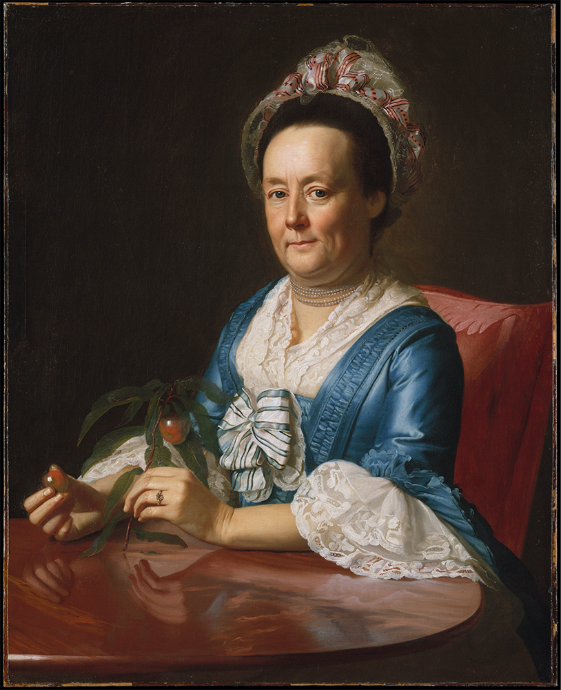 Portrait of Mrs. John Winthrop by John Singleton Copley